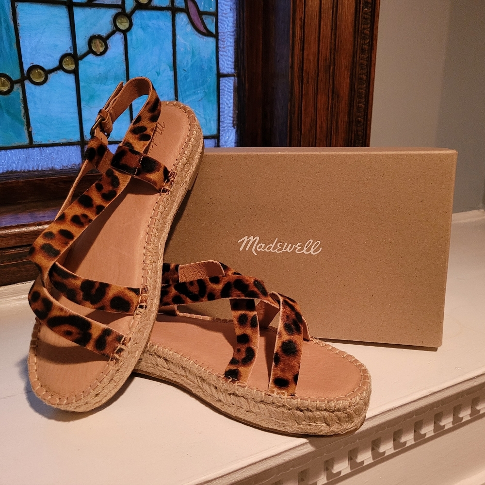 Madewell Espadrille Calf Hair Sandal